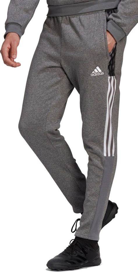 adidas broek heren grijs wit|adidas broek.